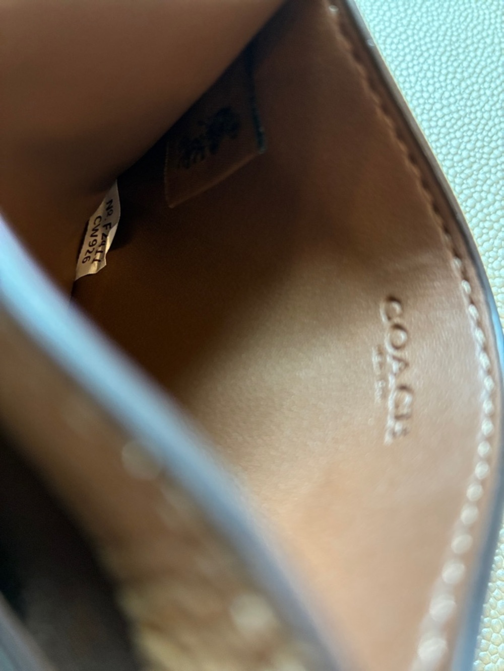 Coach Lip Card Case - Picture 5 of 6